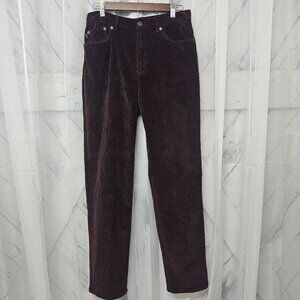 Lauren Ralph Lauren Women's Corduroy Pants in Rich Brown